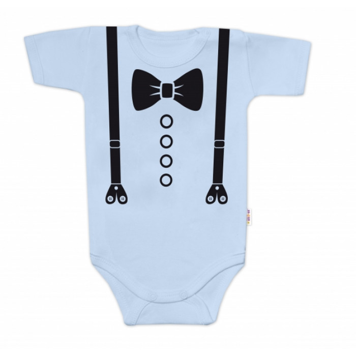 Body krátký rukáv, Elegan - sv. modré, veľ. 86 Body krátký rukáv, Elegan - sv. modré, veľ. 86