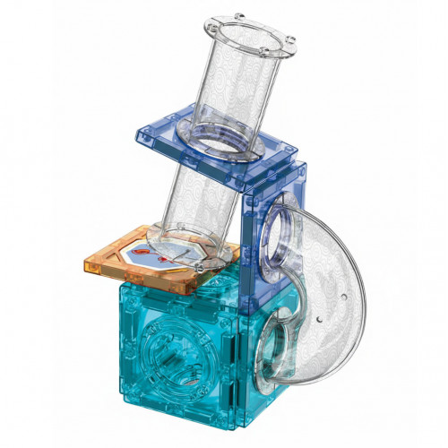 Magnetické stavebné kocky 3D guľôčková dráha 113 ks