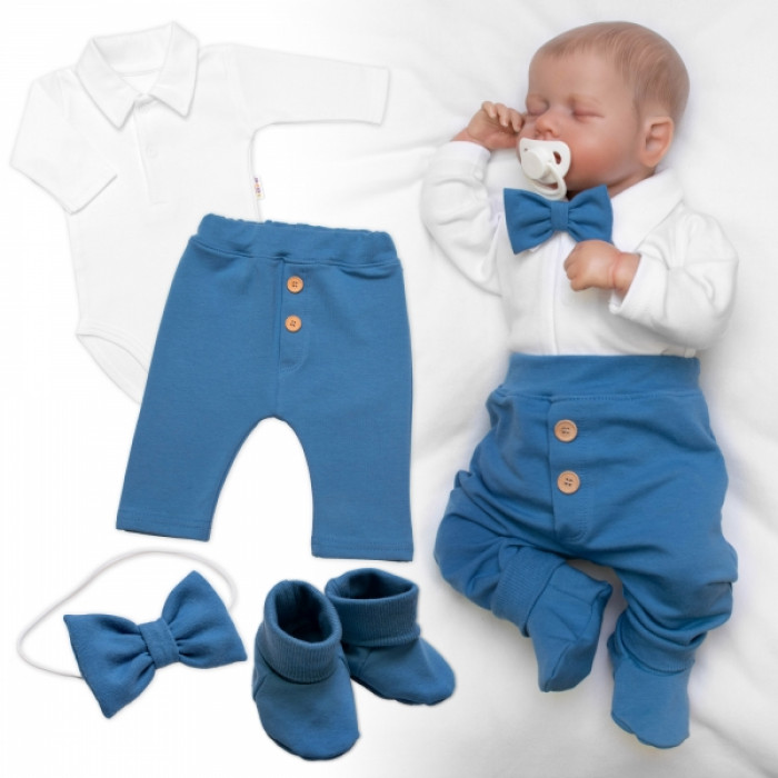 4D sada pre chlapčekov Baby Elegán - modrá, veľ. 62 4D sada pre chlapčekov Baby Elegán - modrá, veľ. 62