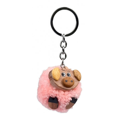 2Kids Toys Drevená kľúčenka brmbolec Prasa