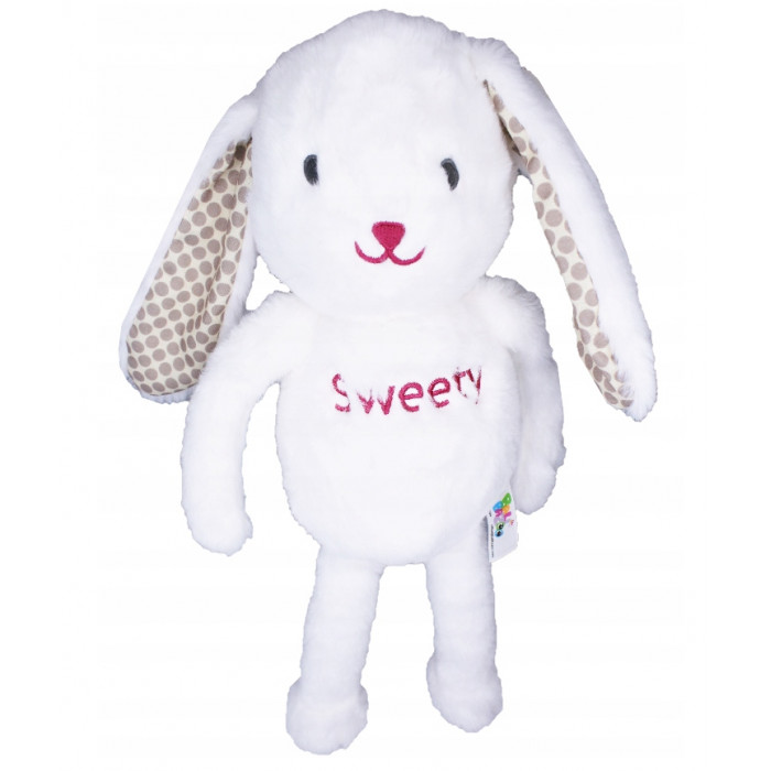 Plyšová hračka Králiček Sweety, 38cm, biely