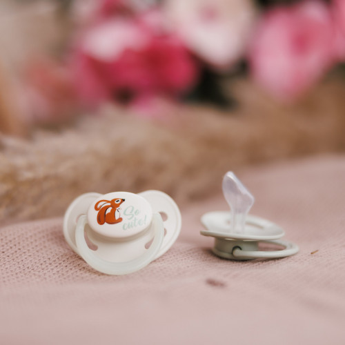 Cumlík silikónový, anatomický tvar, 6-18m, 2 ks - So Cute