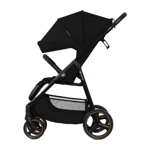 Športový kočík Kinderkraft TRIG 3 – ľahký skladací kočík do 25 kg - čierny