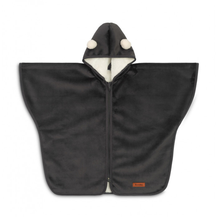 Detské pončo do auta - grafit