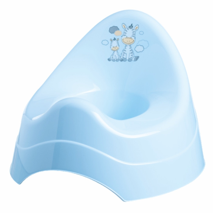 Detský nočník Zebra – ergonomický nočník, modrý