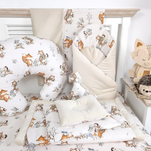 Obojstranná deka, Bavlna/Minky 100 x 75 cm, Friends time - latte