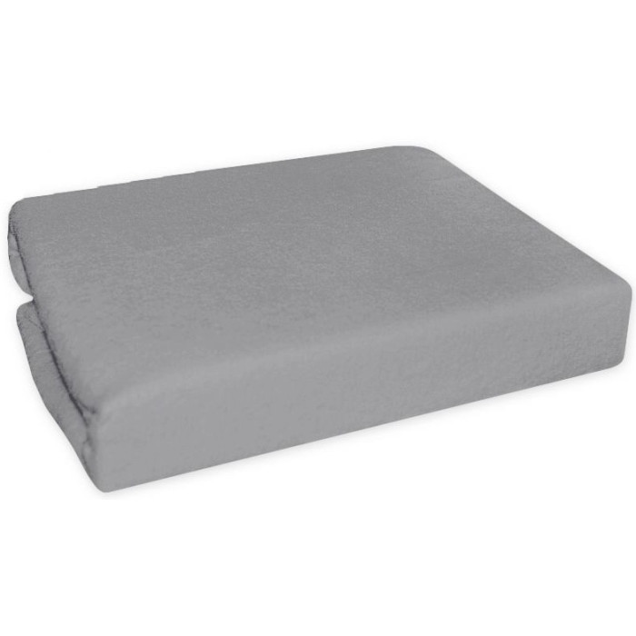 Nepremokavé froté prestieradlo do kočíka 75 x 35 - sivé