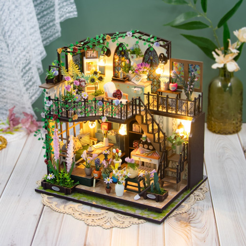 Miniatúra domčeka Darcyin kvetinový dom