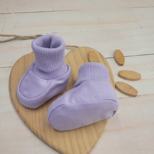 Dojčenské topánočky/ponožky soft, Kazum, lila, 80/86