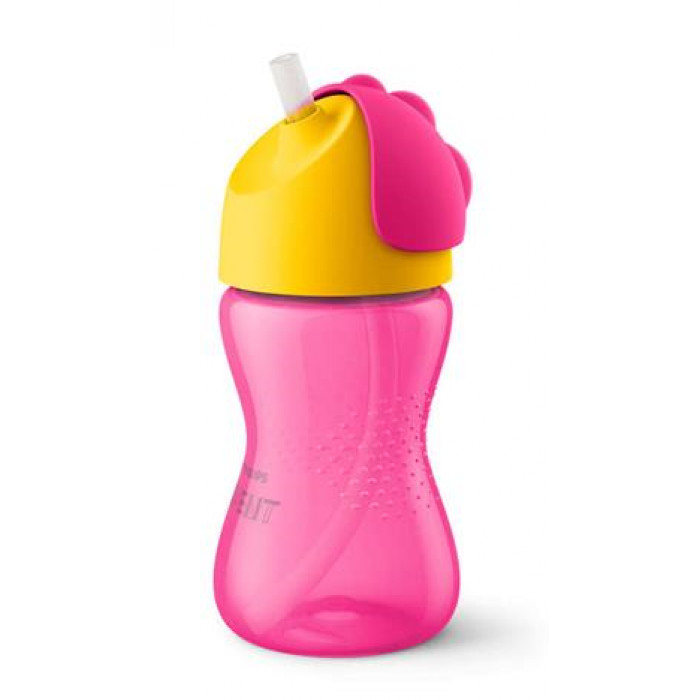 AVENT Hrnček so slamkou 300ml - ružový