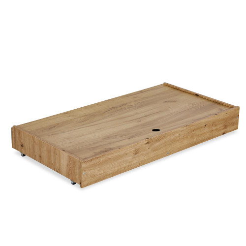 Šuplík k postieľke AMÉLIA dub 120x60cm.