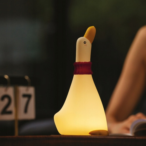 Dětská silikonová lampička GIOduck Kačenka – noční světlo pro děti