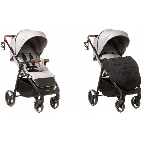 Športový kočík Stinger  XXIII Melange Light Grey
