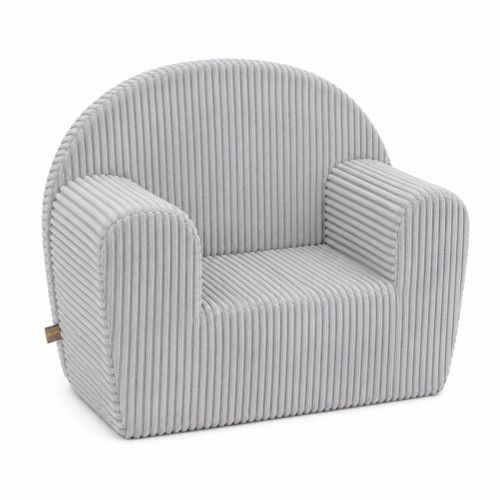 Detské kresielko Velvet s bočným vreckom Baby Nellys, šedé