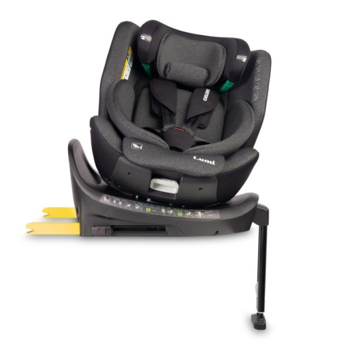 Autosedačka Lumi i-Size 40-150 cm, Isofix, 360 °, rastová, od 0m + do 12 Rokov - tm. šedá