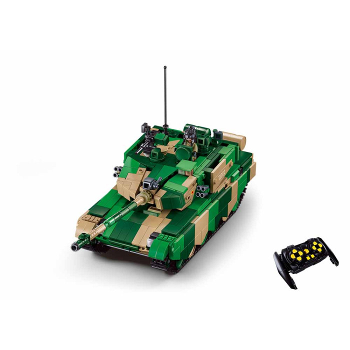 Sluban Power Bricks M38-B7071 R/C ZTZ-99AS Tank na diaľkové ovládanie