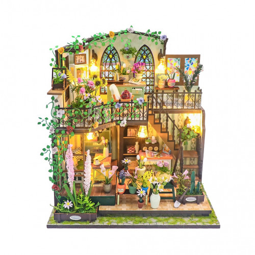 Miniatúra domčeka Darcyin kvetinový dom