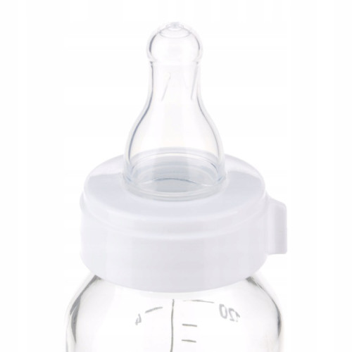 Canpol Babies Sklenená fľaštička 120 ml, rôzne farby, motívy