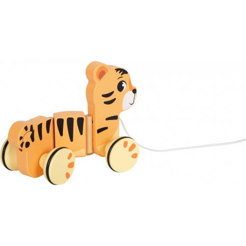 small foot Drevená ťahacia hračka Tiger