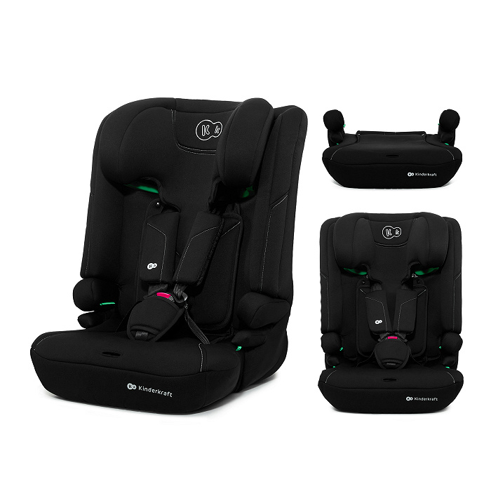 Autosedačka Kinderkraft I-COMFY 3v1 i-Size 76–150 cm (9–36 kg) čierna