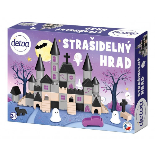 Detoa Drevená stavebnica Strašidelný hrad
