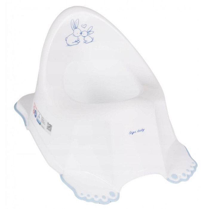 Tega Baby Nočník s protišmykovou funkciou Eco Bunny - biely