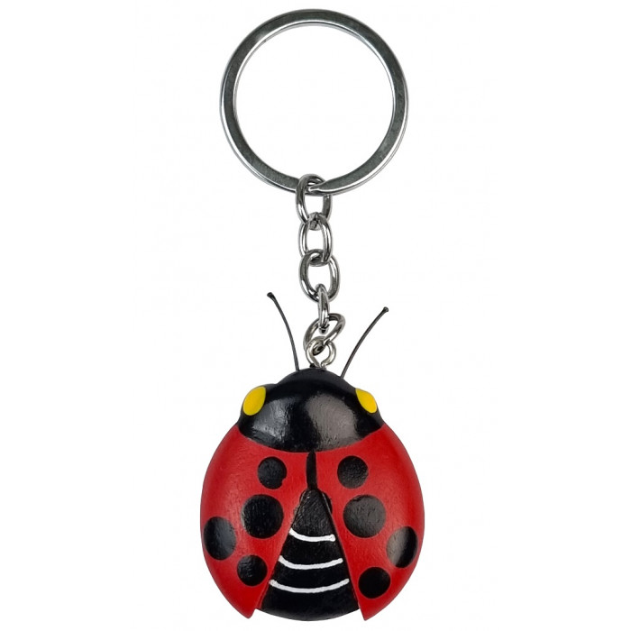 2Kids Toys Drevená kľúčenka Lienka