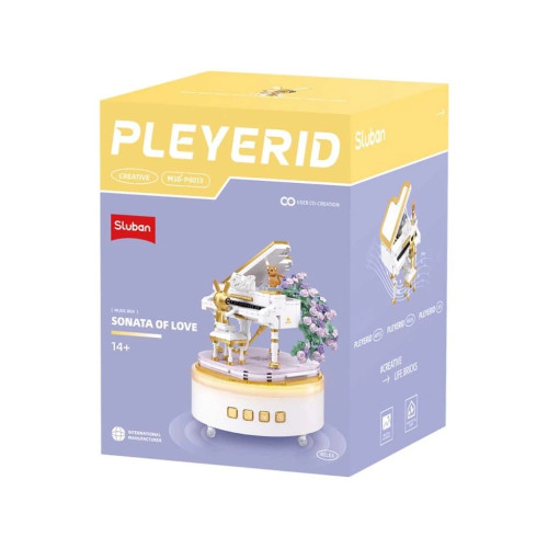 Sluban Pleyerid M38-P8013 Hracia skrinka Piano Sonáta lásky