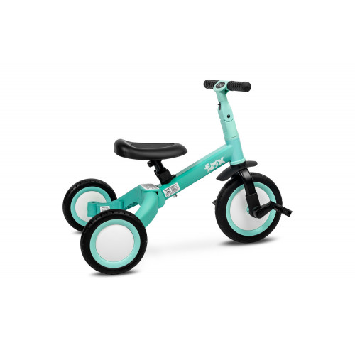 Multifunkčné detské odrážadlo a bicykel 4v1 Fox - tyrkysové