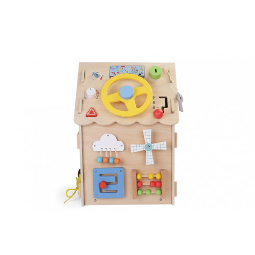 Montessori  Activity board Domček prírodný