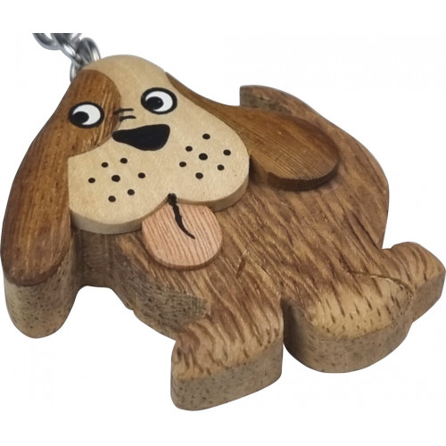 2Kids Toys Drevená kľúčenka veľká Pes