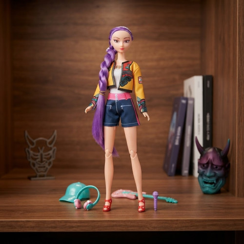 Figúrka Demon Hunters K-pop Rumi Huntrix 30cm s doplnkami