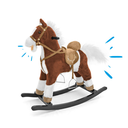Hojdací koník Mustang Dark Brown – Milly Mally
