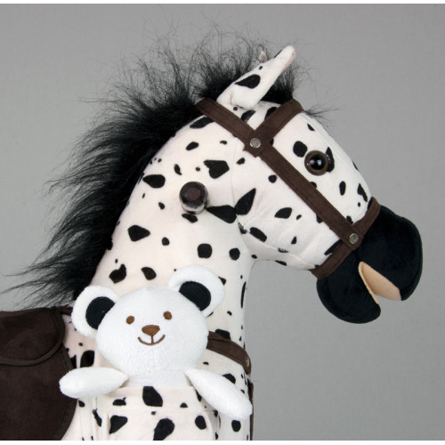 Hojdací koník Mustang Black Dot – Milly Mally