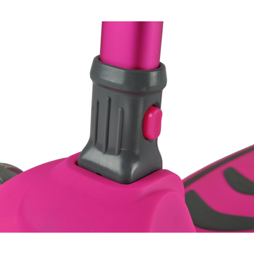 Detská trojkolesová kolobežka BOOGIE Scooter LED - ružová