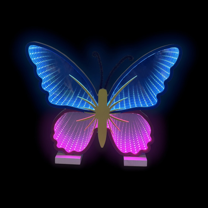 2Kids Toys LED NEON LIGHT lampička Motýľ