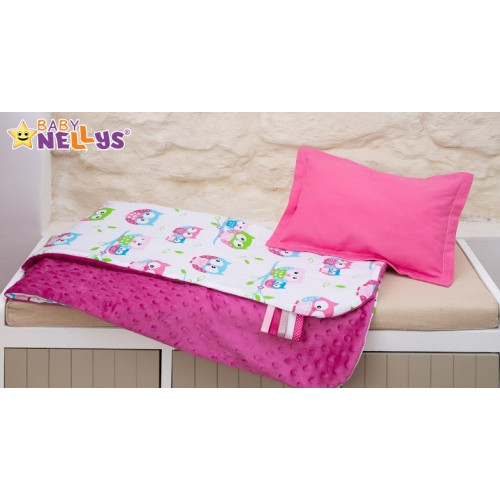 14-dielny set mega sada Be LOVE - Malina / sivá - sovička