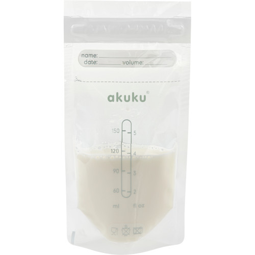 Jednorazové sterilné sáčky na skladovanie pokrmov - 150 ml, 30 ks