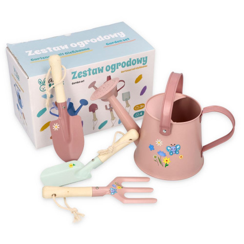 Záhradná sada pre deti Adam Toys – 4 ks, ružová 3+