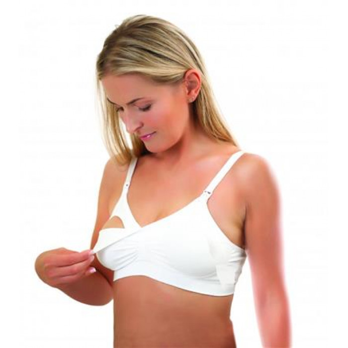 BabyOno Dojčiace podprsenka, biela,F - 75-80cm