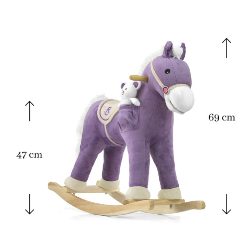 Hojdací koník Pony Purple – Milly Mally