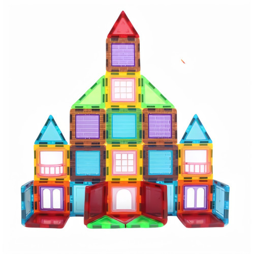 Magnetická 3D stavebnica Buildings 45ks