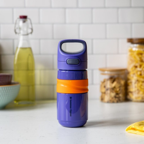 Detská fľaša Tommee Tippee Flip Top nepretekajúca 500 ml, 18m+, fialová