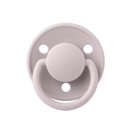 Silikónový cumlík, BIBS DE LUX 0 - 36 m, pudrový