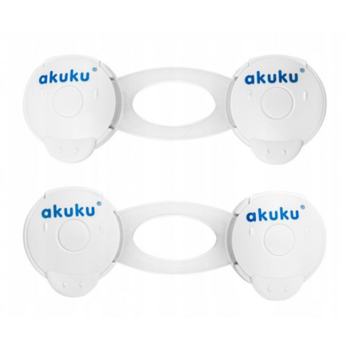 Univerzálny uzáver krátky - 2 ks, 10 cm, biely