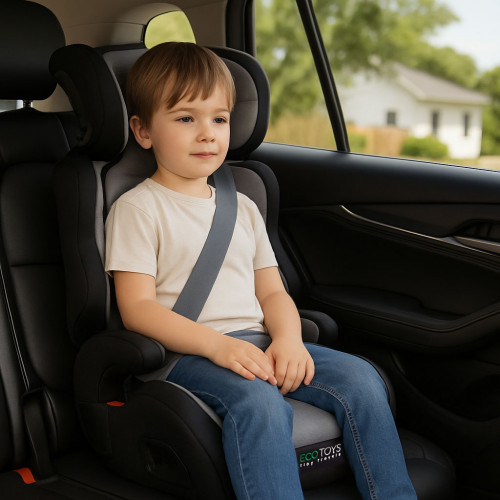Detská autosedačka 2v1 i-Size, podsedák, pre výšku 100–150 cm, s držiakom na nápoje