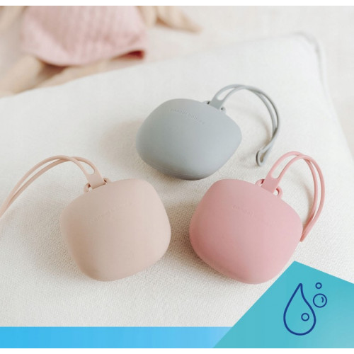 Silikónové puzdro na cumlík Canpol Babies, béžový