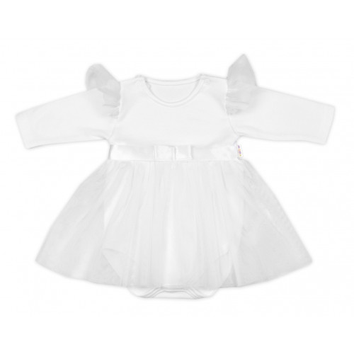 Luxusná 4D slávnostná sada pre bábätko Girl - biela