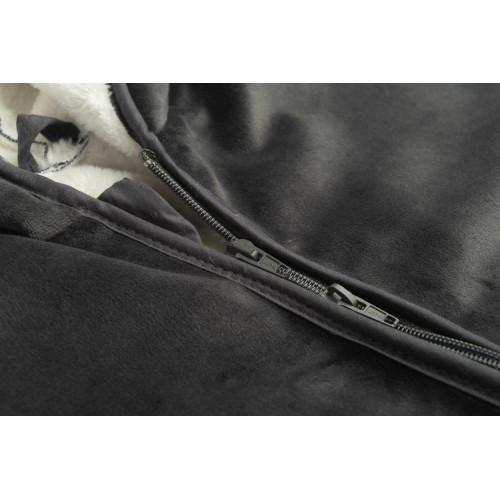 Detské pončo do auta - grafit