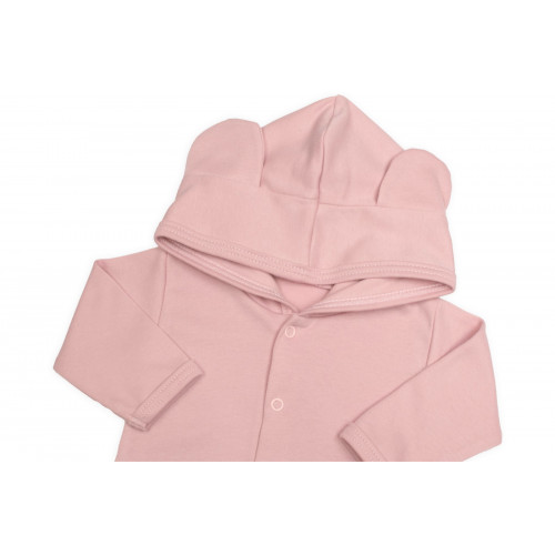 Bavlnená súprava pre bábätko do pôrodnice 5D, Made with love, pudrová, veľ. 62